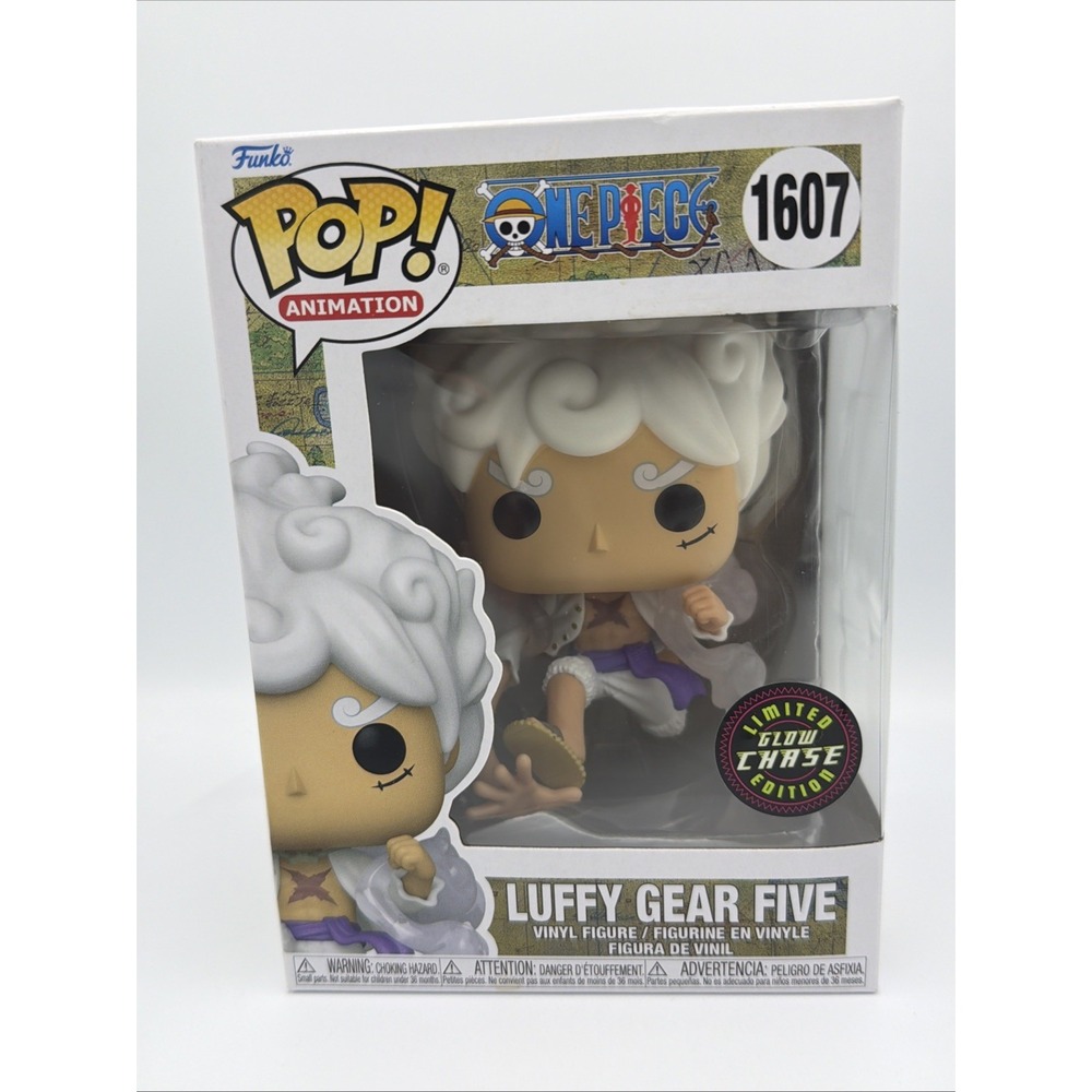 Funko Pop One Piece Luffy Gear‎ Five Chase #1607 GITD Glow Dark Vinyl Figure